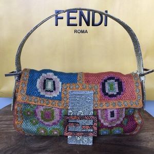 beaded fendi baguette